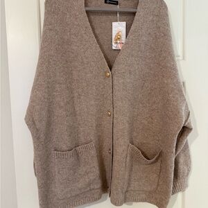 Cozy Brown Cardigan Sweater
